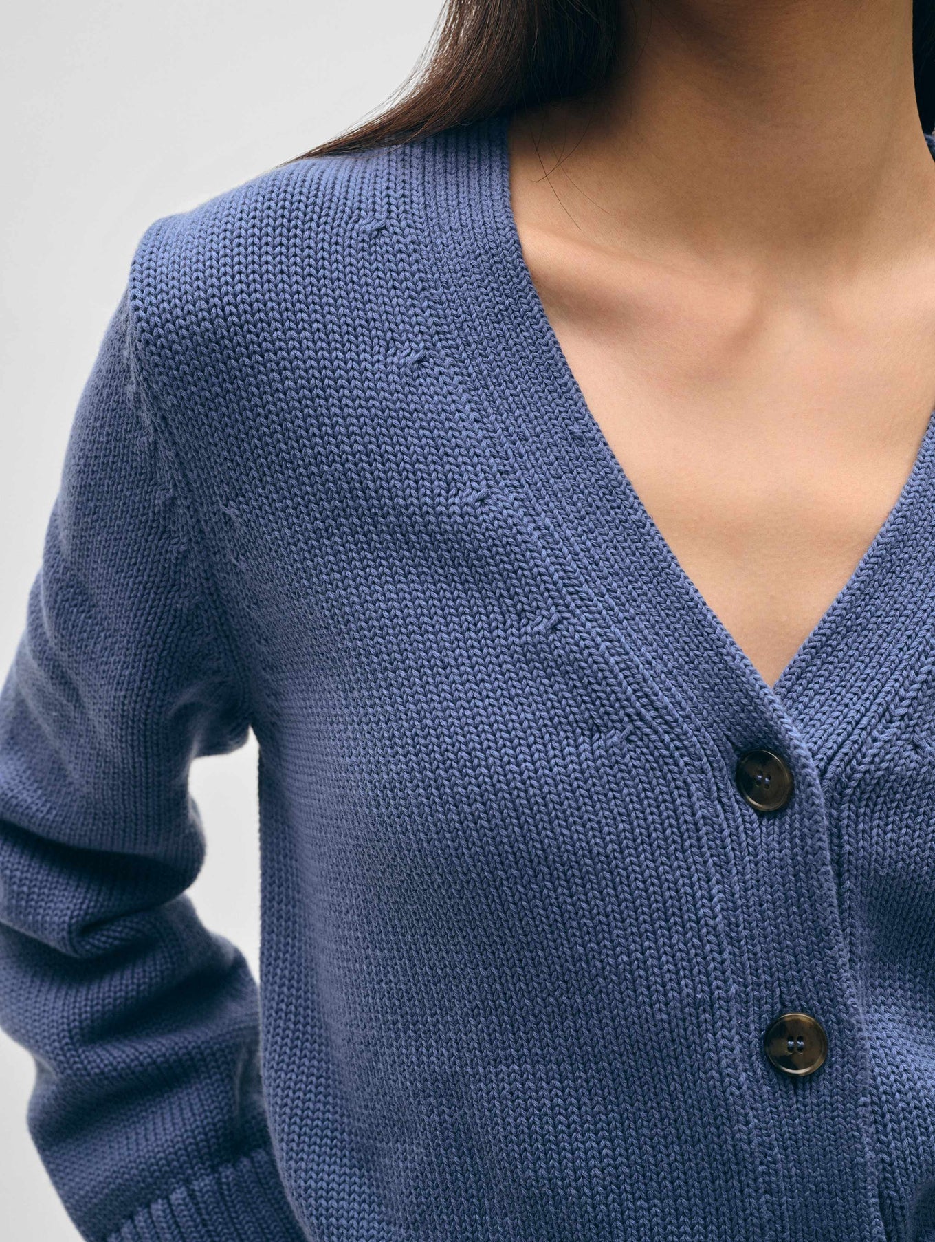 KAPTAIN SUNSHINE Cotton Washi Hand Frame Cardigan