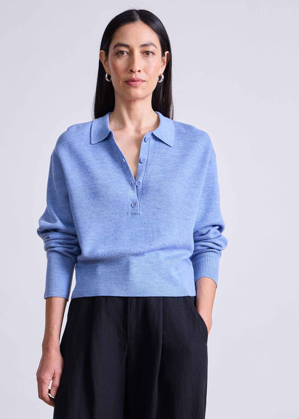 Apiece Apart Kari Polo Knit