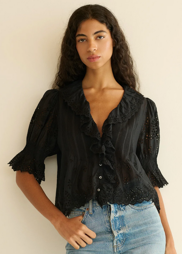 Doen Henri Eyelet Top