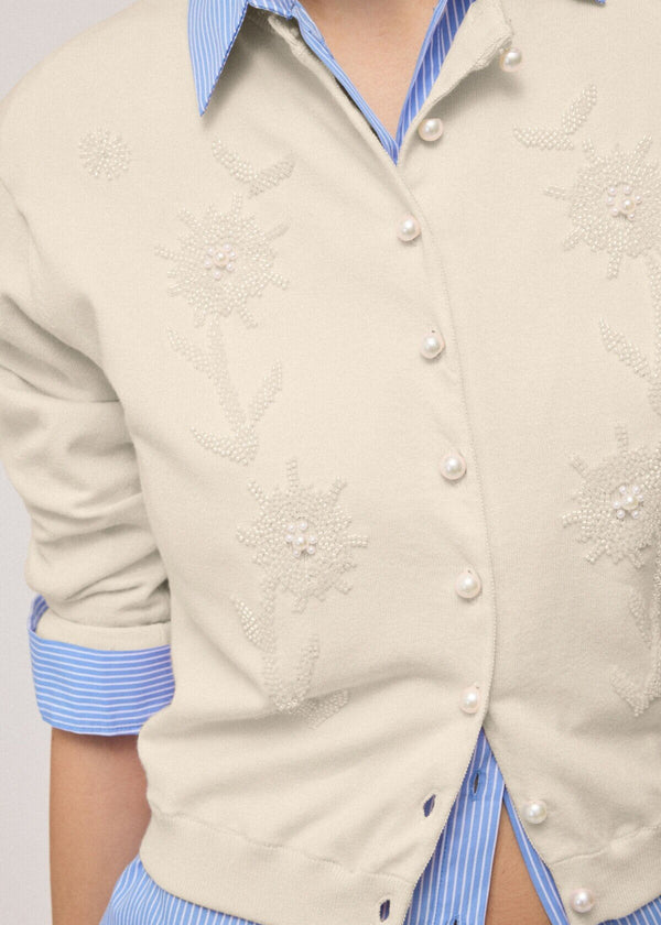 Ottod' Ame Embroidered Cardigan
