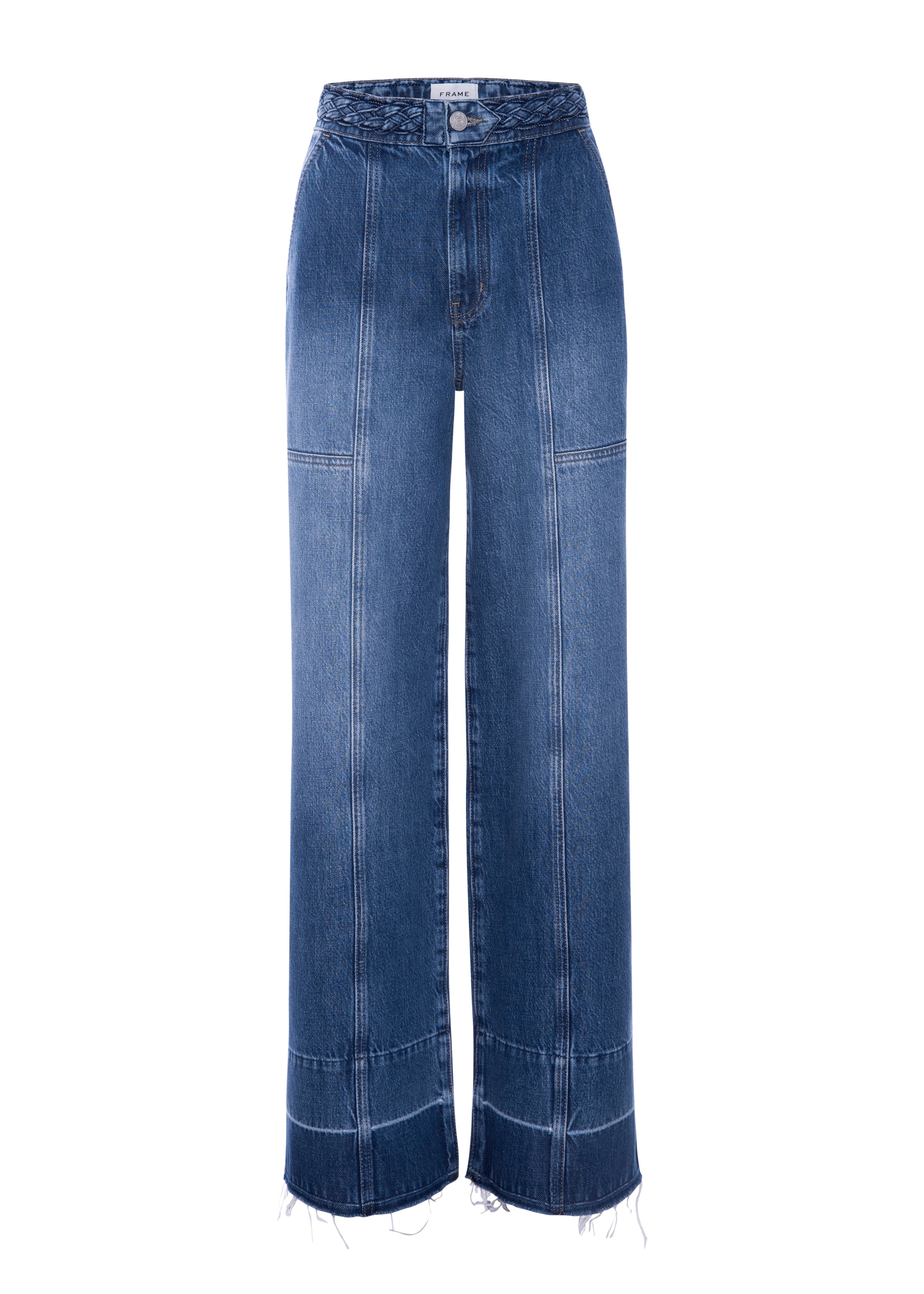 【BOK PLACE】Raw Non Fade Carpenter Pocket Wide Fit Denim Pt BOK PLACE】Raw Non Fade Carpenter Pocket Wide Fit Denim Pt