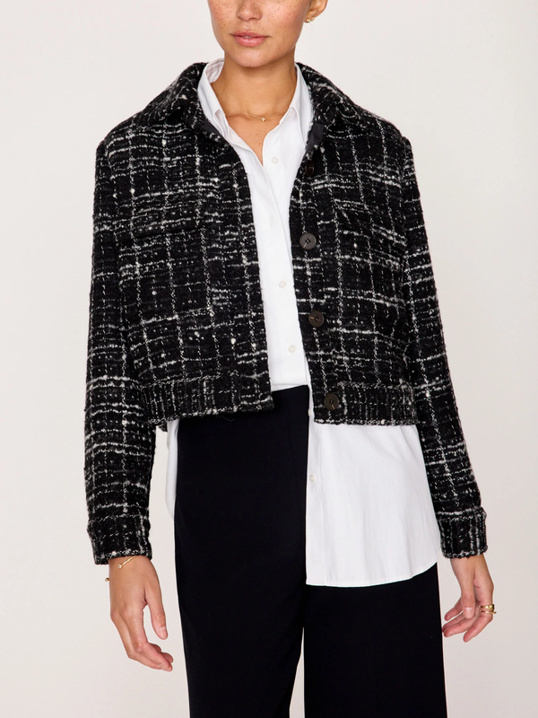 Brochu Walker Tweed Cropped Jacket