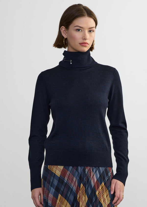 Margaret O'leary Fine Gauge Turtleneck