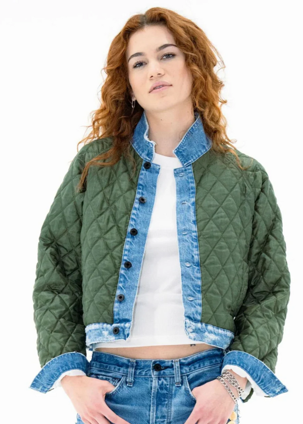 Askk Denim Bleeker Street Liner Jacket
